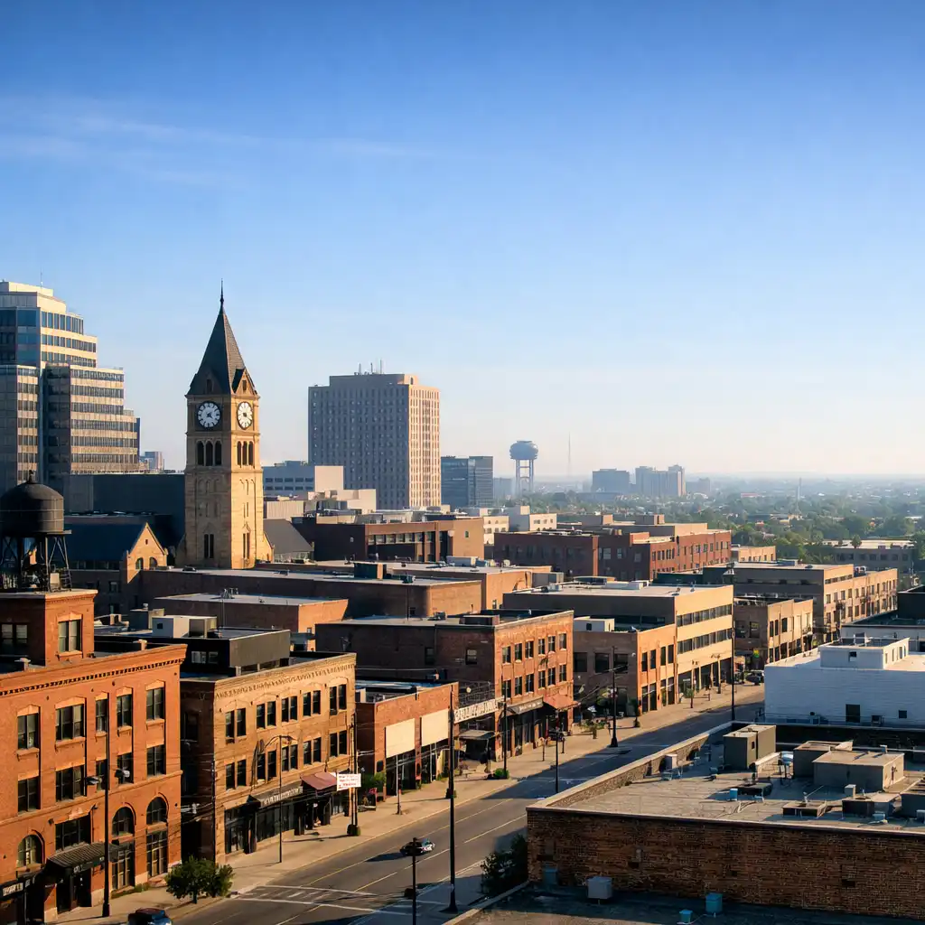 North Dakota road and landscape